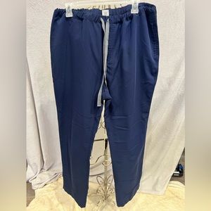 Figs Navy Blue Mens Scrub Set